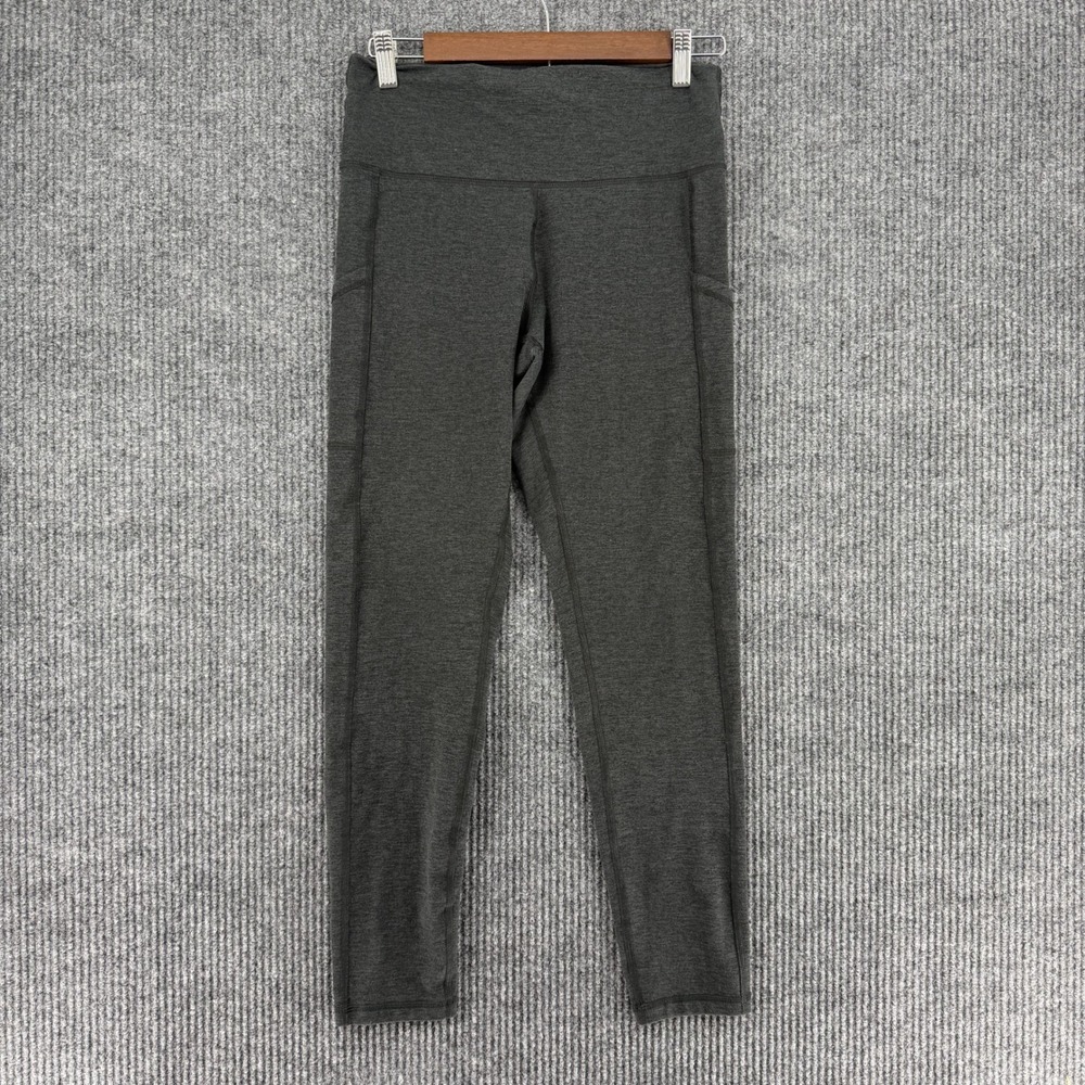 Offline by Aerie The Hugger Hi-Rise Leggings Large Long Charcoal Gray Pockets